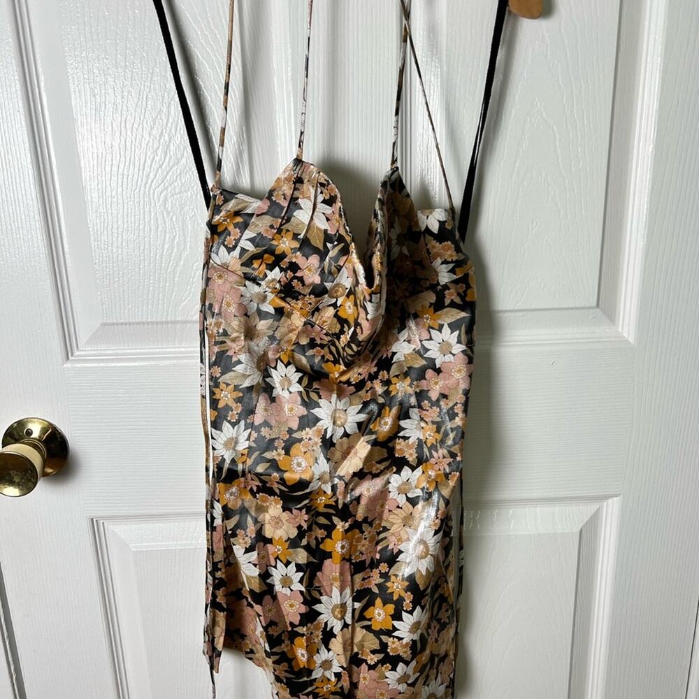 Rumer The Label Floral Open Back Lightweight Paloma Mini Dress Size Small NWT - Picture 3 of 8